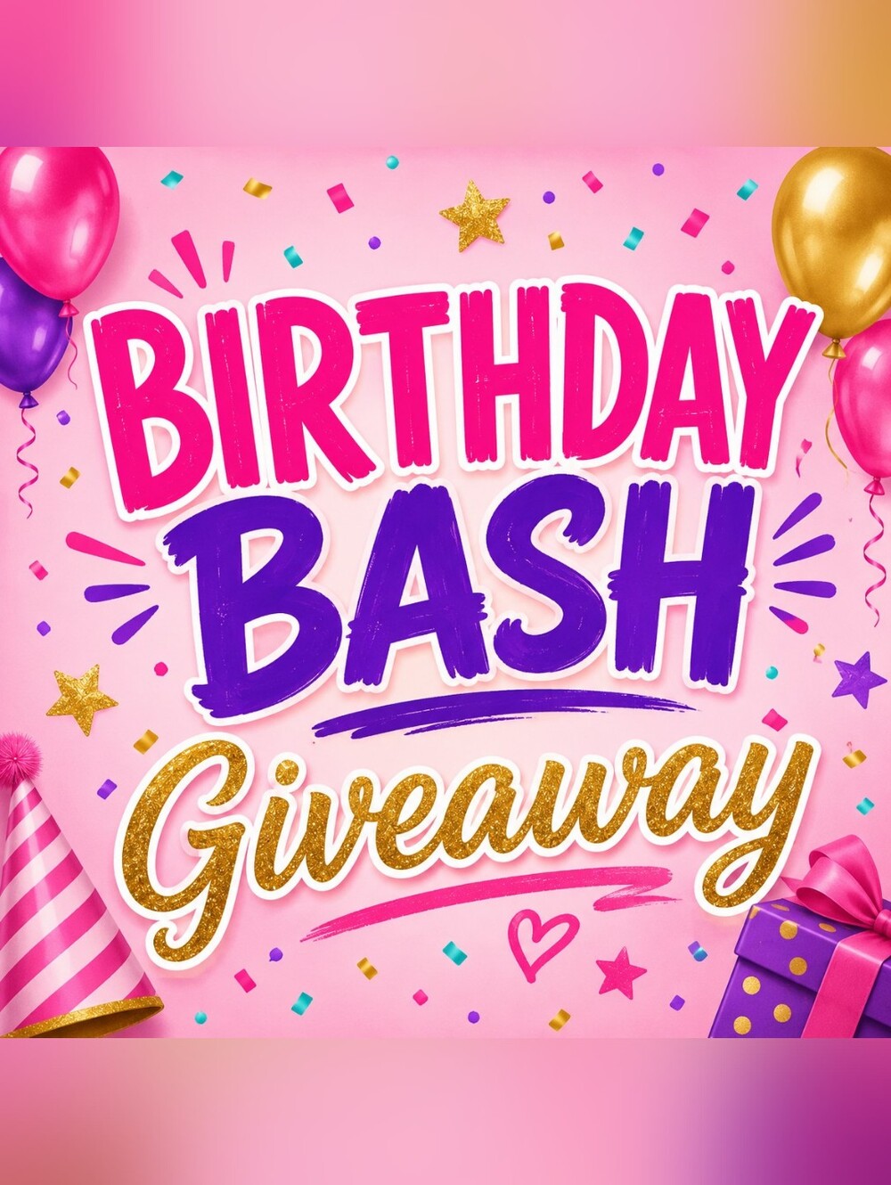 ITS A BIRTHDAY BASH!! FREE Shipping Giveaway And Mystery GIFT!!